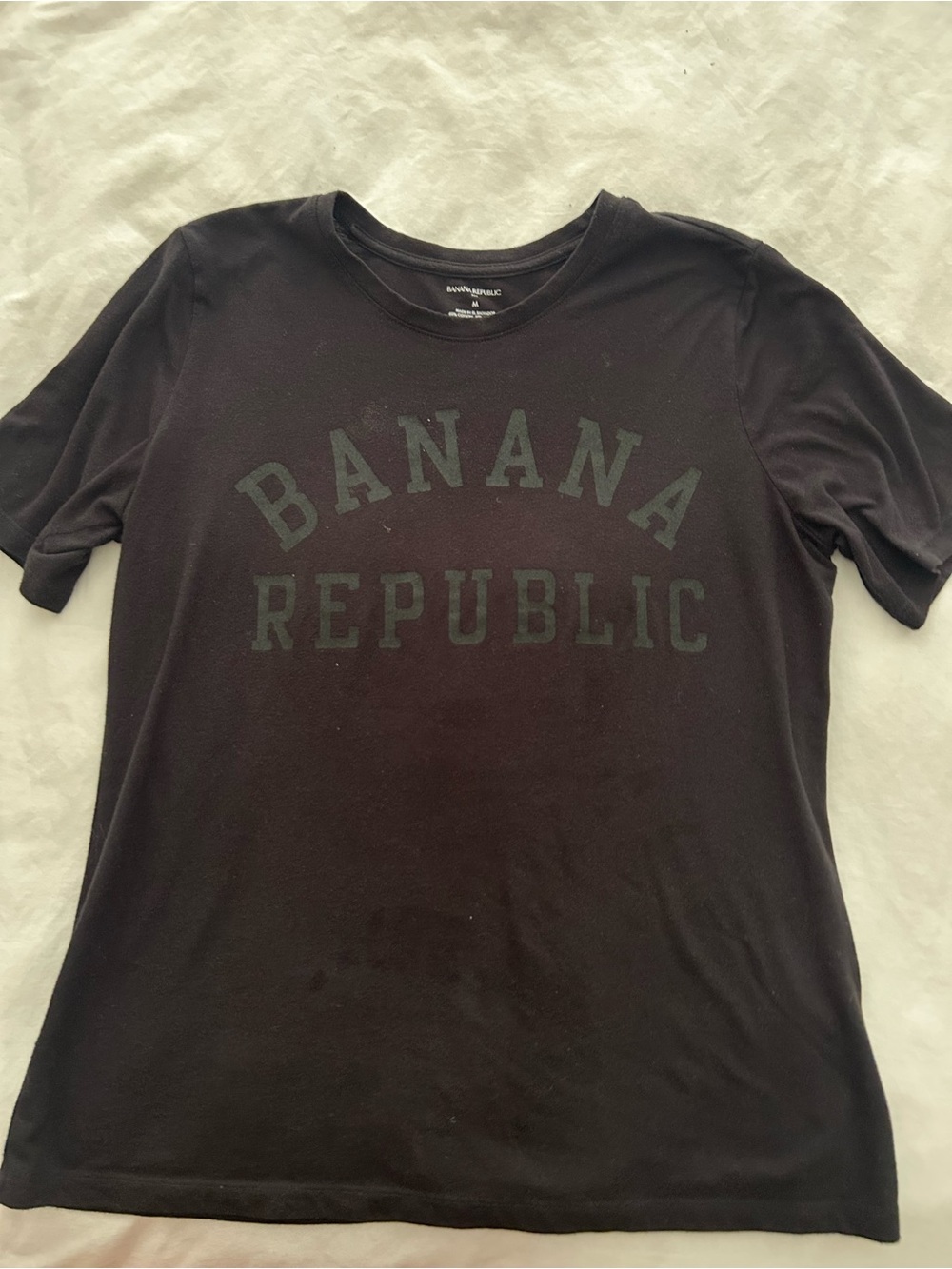 Banana Republic Emblem Short Sleeve Tee, Size M